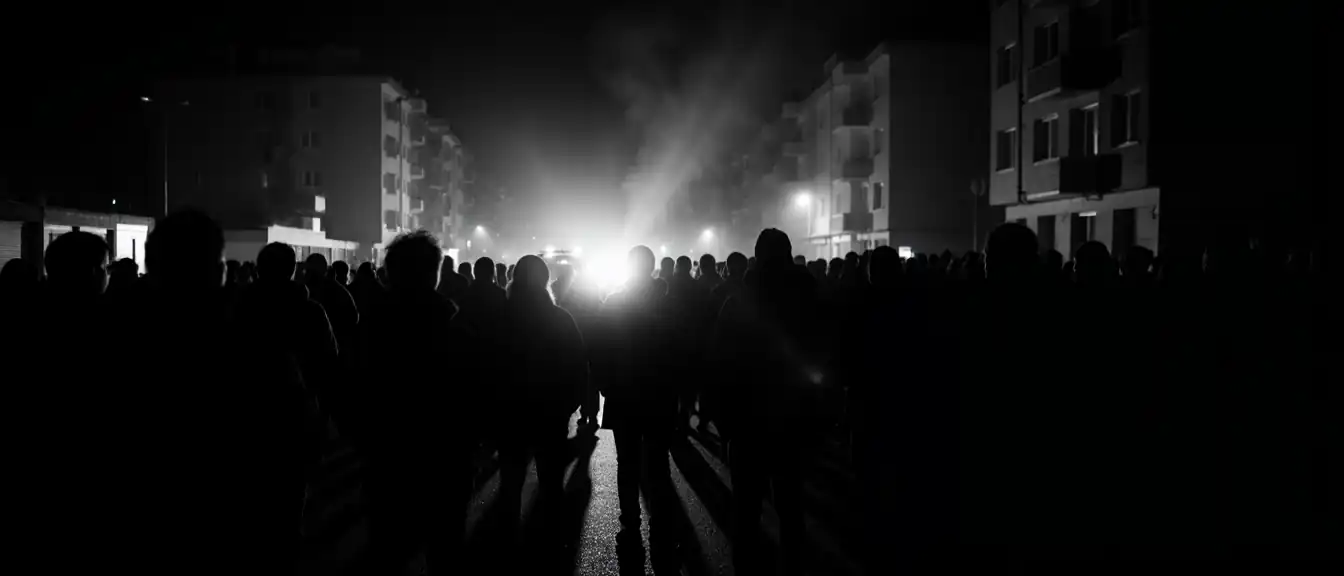 Темнота на улицах: одесситы вышли на перекрытую дорогу в знак протеста против блэкаутов