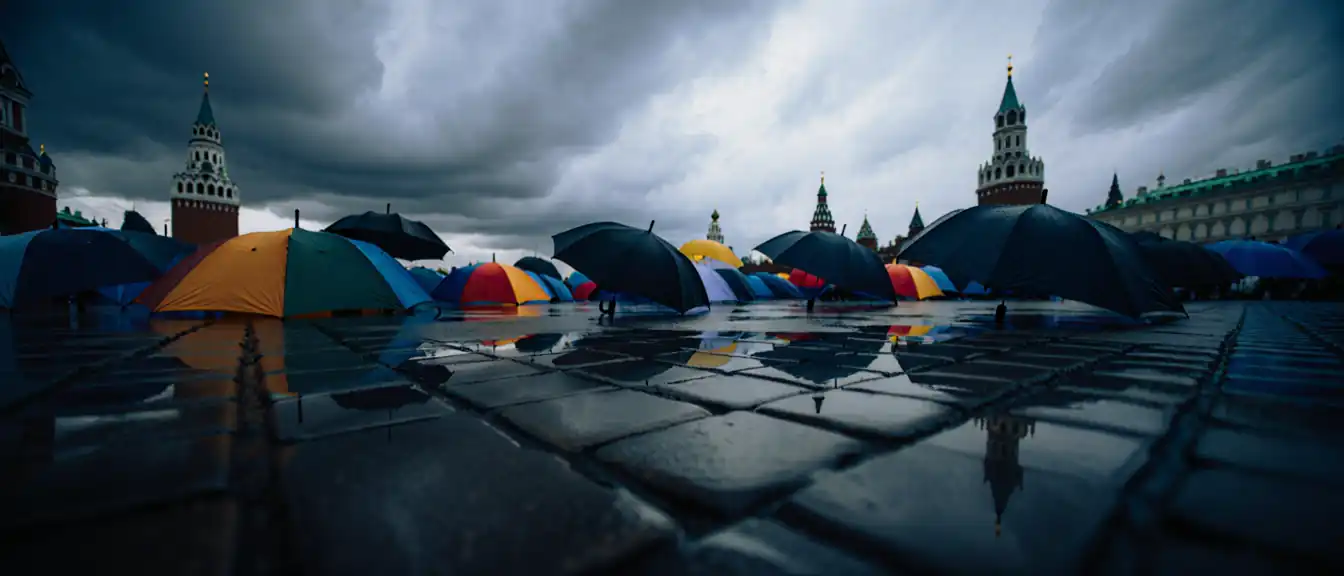 Дождь может испортить праздничную атмосферу в Москве в ближайшее воскресенье