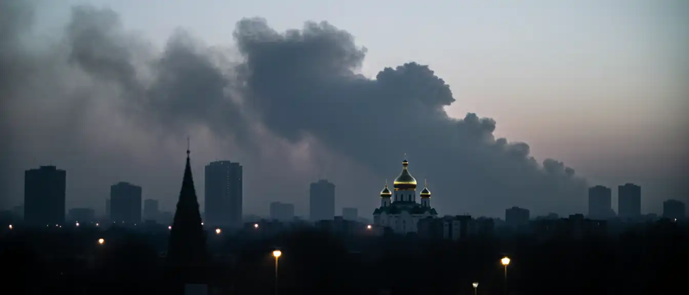 Дым над столицей: последствия пожара в Голосеевском районе