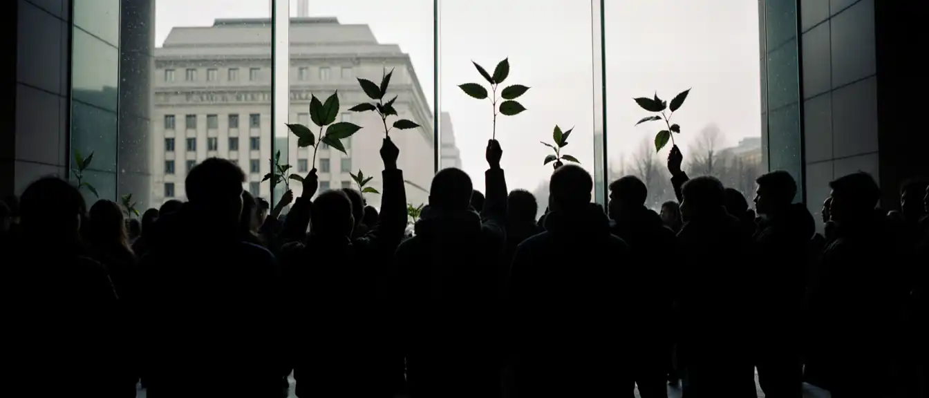 Битва за зелёный пояс: киевляне пытаются спасти парк от строителей