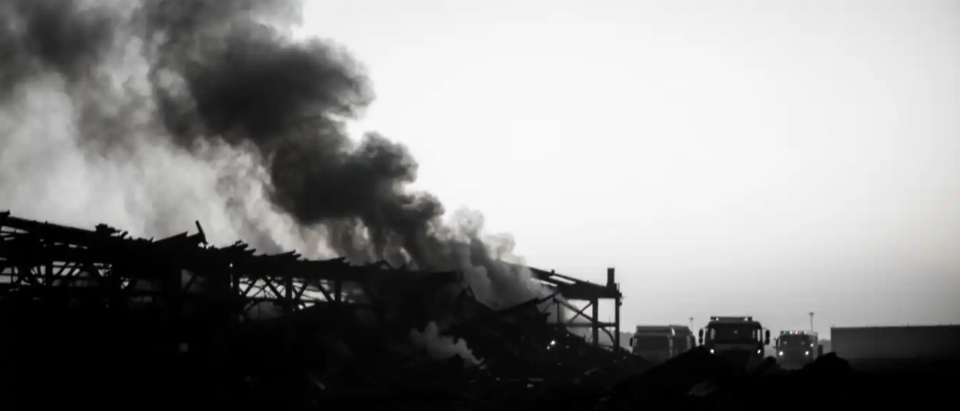 Масштабное бедствие в Пермском крае: огонь охватил цех площадью более двух тысяч метров