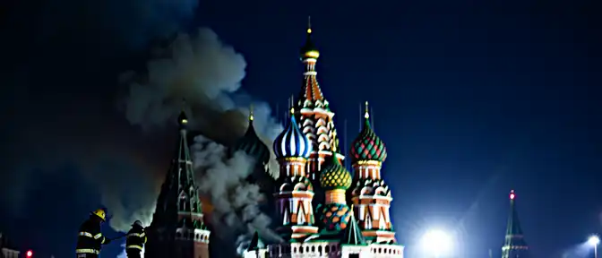 Ночной инцидент в сердце столицы: пожарные ликвидировали возгорание в соборе Василия Блаженного