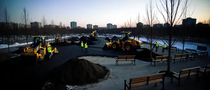 Инна Федотова лично проконтролировала процесс обновления сквера Сказка в Сходне