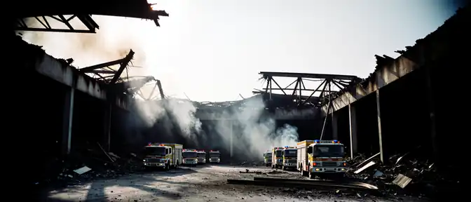 Огонь поглотил три с половиной тысячи метров торговых площадей в Волгограде
