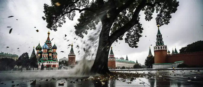 Опасные порывы ветра до 19 метров в секунду затронули Москву в четверг