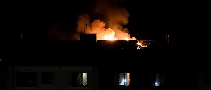 Последствия атаки беспилотников в Сасовском районе Рязанской области привели к возгоранию на промышленном объекте