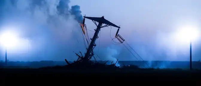 Повреждения объектов критической инфраструктуры привели к аварийным отключениям электроэнергии в Винницкой области