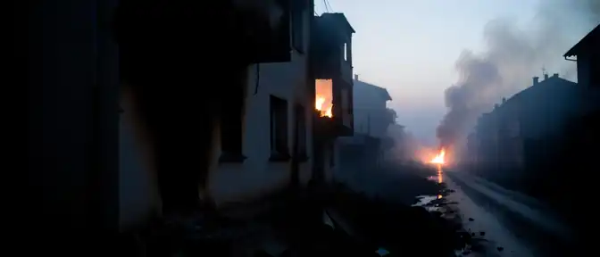 Пожары в Таганроге: последствия ракетного удара ВСУ