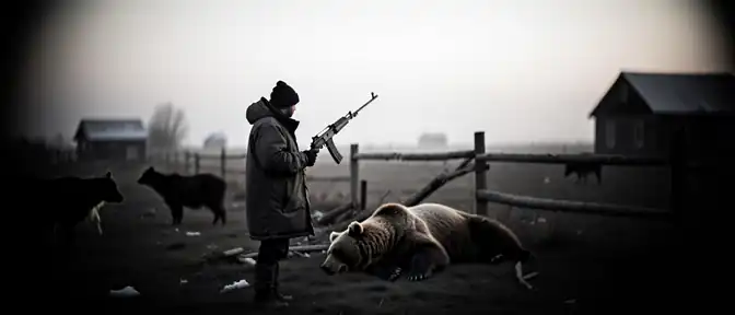 Сосед погибшей жительницы села Вознесенка ликвидировал медведя, напавшего на женщину