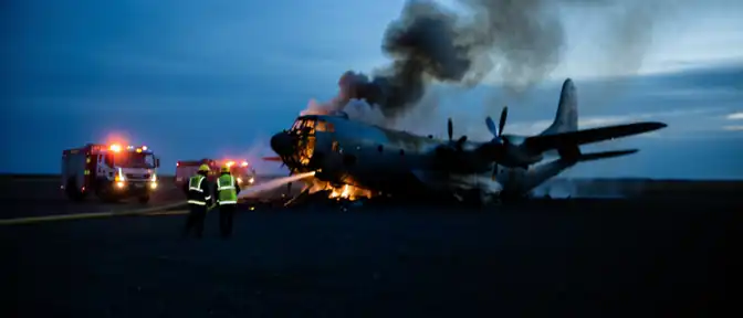 Возгорание двигателя при приземлении: ЧП с бортом Ан-3 в сахалинском селе Зональное